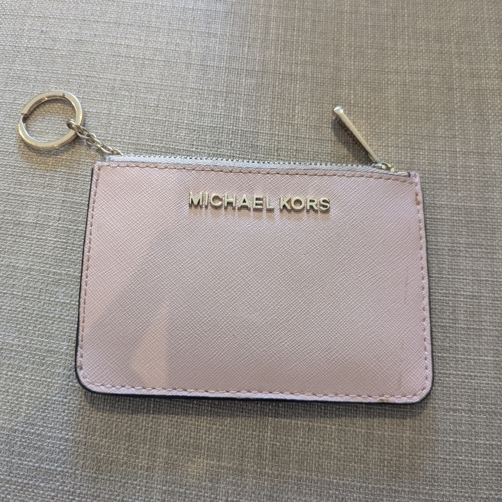 Michael Kors Blush Key and Card Holder